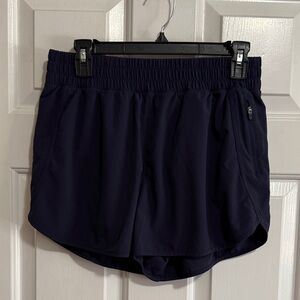 CRZ Yoga Women's Navy Athletic Shorts